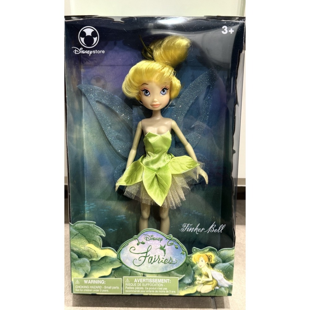 Disney Fairies Tinker Bell Doll Disney Store Exclusive Pixie Hollow 2006 NEW!